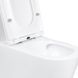 Унітаз-моноблок підлоговий Qtap Kolibri Ultra Quiet безобідковий з сидінням Soft-close WHITE QT10226380W, габарити 690x360x790 мм SD00052624 фото 10
