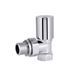 Кран радіаторний SD Forte 1/2" кутовий хром SF234W15 SD00021139 фото 1
