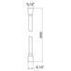 Шланг для ручного душу Qtap Hadice 2000 мм QT054BL43075 Black Matt SD00049192 фото 2