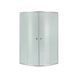 Душова кабіна Latwa SC90x90.SAT.HIGH.FR полукругла, скло Frost 4 мм + Душовий піддон KAPIELKA ST90x90x41, з панеллю Lidz SD00050783 фото 6