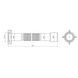 Гнучка труба Lidz (WHI) 60 01 G002 01&nbsp;з накидною гайкою&nbsp;1 1/2"&nbsp;довжина&nbsp;1200&nbsp;мм SD00042776 фото 2