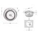 Кухонная мойка Lidz 490-A 0,6 мм Micro Decor (LIDZ490AMDEC06) SD00040383 фото 2