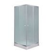 Душевая кабина Lidz Wawel SC90x90.SAT.LOW.FR, стекло Frost 4 мм + Lidz Душевой поддон KAPIELKA ST90x90х14 SD00051441 фото