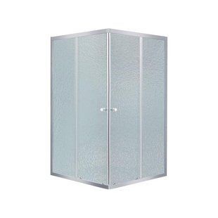 Душевая кабина Lidz Wawel SC90x90.SAT.LOW.FR, стекло Frost 4 мм без поддона, квадратная, раздвижные двери SD00047622 фото
