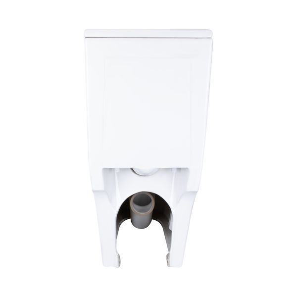 Унітаз-моноблок підлоговий Qtap Swan Ultra Quiet безобідковий з сидінням Soft-close WHITE QT16226080AW SD00052582 фото