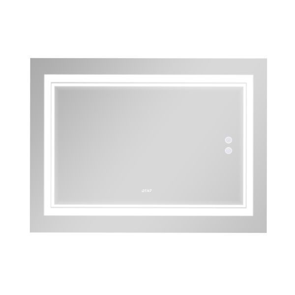 Дзеркало Qtap Cardinal 1000х700 з LED-підсвічуванням Touch, з антизапітнінням, з диммером, рег. темп. кольори (3000-6500K) QT0478C10070 SD00052326 фото