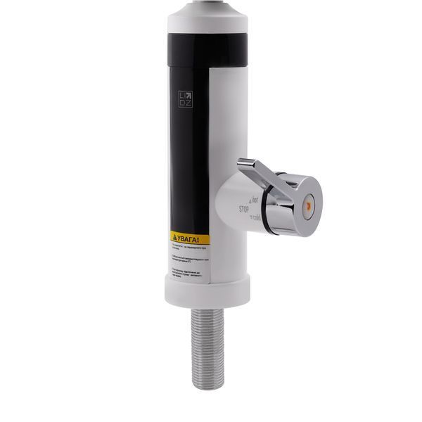 Проточний кран-водонагрівач кухонний Lidz Warm 061 LDWAR061WCR35431 White / Chrome, потужність 3квт SD00041535 фото