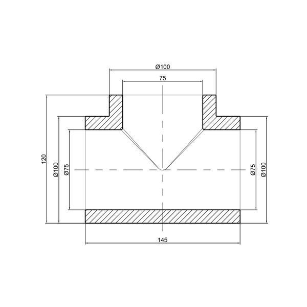 Трійник PPR Thermo Alliance 75 SD00029356 фото
