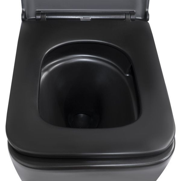 Унітаз підвісний Qtap Gemini безобідковий з сидінням Soft-close QT2533076EUQMB SD00051555 фото