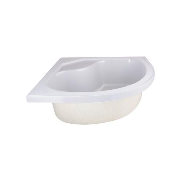Lidz Latwa SC80x80.SAT.HIGH.FR Душевая кабина полукруглая, стекло Frost 4 мм + Lidz Душевой поддон KAPIELKA SD00050787 фото
