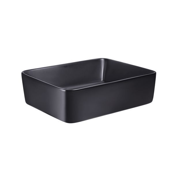 Раковина-чаша Qtap Tern 480х370х135 Matt black QT172074MBMBN SD00052911 фото