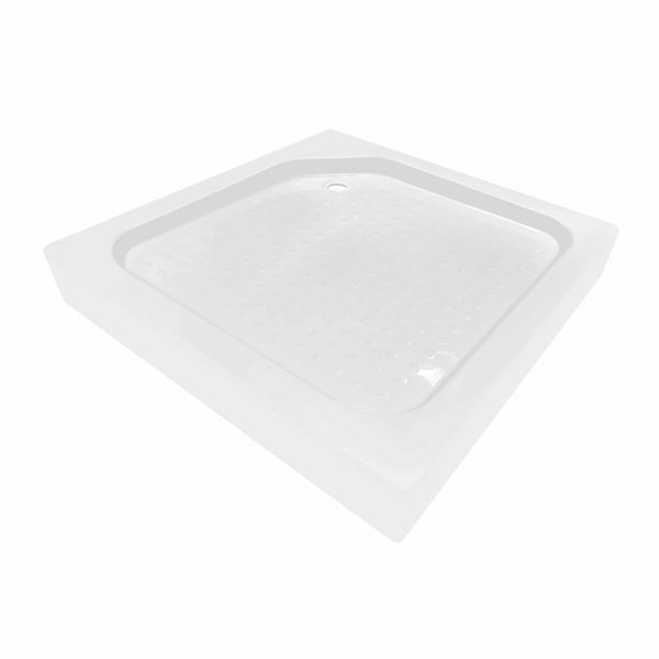 Душевая кабина Lidz Wawel SC90x90.SAT.LOW.FR, стекло Frost 4 мм + Lidz Душевой поддон KAPIELKA ST90x90х14 SD00051441 фото