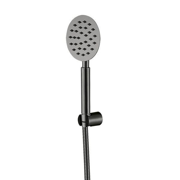Смеситель для ванны Brinex Pure 006 с поворотным изливом (с душевым гарнитуром) Graphite BRIPUR006GRP SD00053176 фото