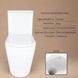 Унітаз-моноблок підлоговий Qtap Swan Ultra Quiet безобідковий з сидінням Soft-close WHITE QT16226080AW SD00052582 фото 3