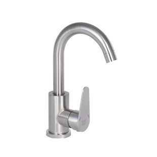Смеситель для кухни Lidz Vida 015F2 (k35) LDVID015F2NKS43353 Nickel, поворотное излив, однорычажный SD00049476 фото