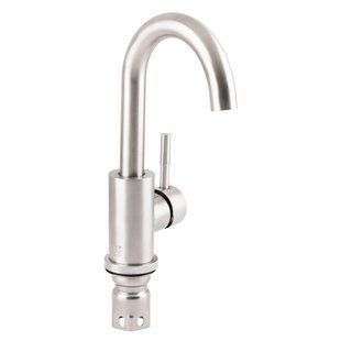 Змішувач для кухні Lidz Aria 015F2 (k35) LDARI015F2NKS34942 Nickel, одноважільний, поворотний вилив SD00041046 фото