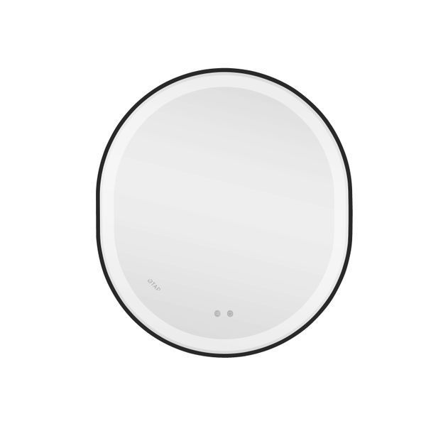 Дзеркало Qtap Gemini 800х700 з LED-підсвічуванням Touch, з антизапотіванням, з диммером, рег. темп. кольори (3000-6500K) Reverse QT2578R8072B SD00052319 фото
