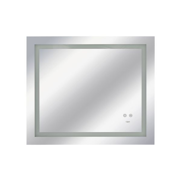 Дзеркало Qtap Mideya 800х700 з LED-підсвічуванням Touch, з антизапітнінням, з диммером, рег. яскравості Reverse SD00051748 фото