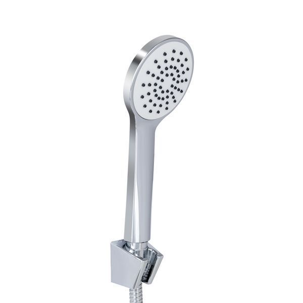 Змішувач для ванни Lidz Latwa 006 (з душовим гарнітуром) (k35) LDLAT006WHI45424 White, одноважільний, литий SD00051548 фото