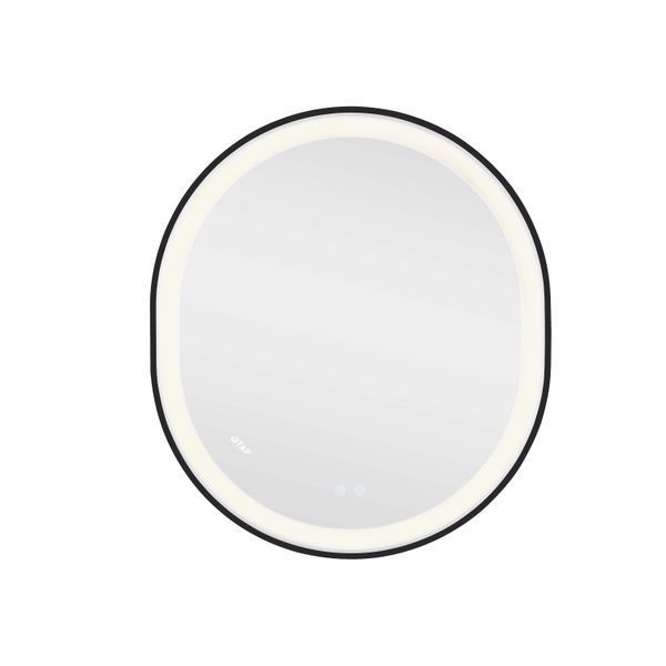 Дзеркало Qtap Gemini 800х700 з LED-підсвічуванням Touch, з антизапотіванням, з диммером, рег. темп. кольори (3000-6500K) Reverse QT2578R8072B SD00052319 фото