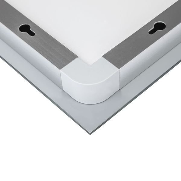 Дзеркало Qtap Mideya 800х700 з LED-підсвічуванням Touch, з антизапітнінням, з диммером, рег. яскравості Reverse SD00051748 фото