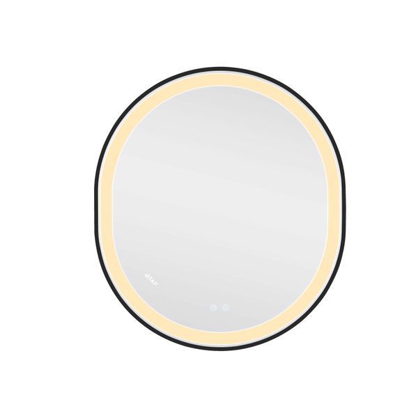 Дзеркало Qtap Gemini 800х700 з LED-підсвічуванням Touch, з антизапотіванням, з диммером, рег. темп. кольори (3000-6500K) Reverse QT2578R8072B SD00052319 фото