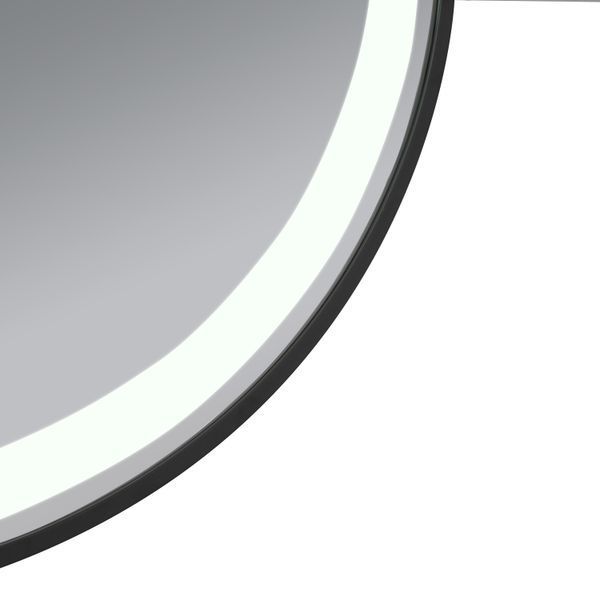 Дзеркало Qtap Gemini 800х700 з LED-підсвічуванням Touch, з антизапотіванням, з диммером, рег. темп. кольори (3000-6500K) Reverse QT2578R8072B SD00052319 фото