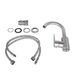 Смеситель для кухни Lidz Vida 015F2 (k35) LDVID015F2NKS43353 Nickel, поворотное излив, однорычажный SD00049476 фото 3