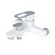 Змішувач для ванни Lidz Latwa 006 (з душовим гарнітуром) (k35) LDLAT006WHI45424 White, одноважільний, литий SD00051548 фото 4
