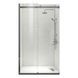 Двері в нішу Koer SR SD01-120x200, скло 8мм Easy Clean, графітові розсувні. (KR5378) KR5378 фото 1