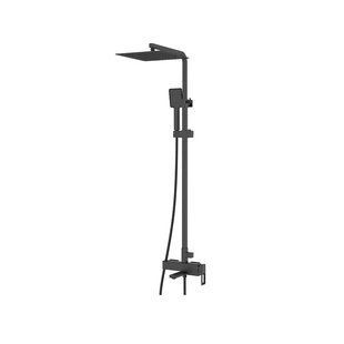 Душова колонка KOER KB-56009-05 чорна з змішувачем, 3 режими, латунь (KR3507) KR3507 фото