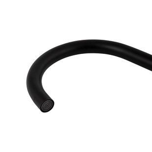 Змішувач для кухні Brinex Pure 015F U-подібний Black Matt BRIPUR015FBLM, одноважільний, поворотний вилив SD00053177 фото