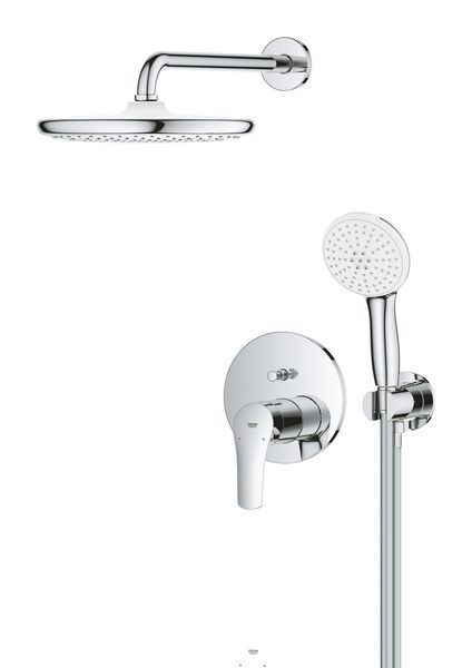 Душова система прихованого монтажу Grohe Eurosmart 25288000, хромований змішувач, латунь (25288000) 25288000 фото