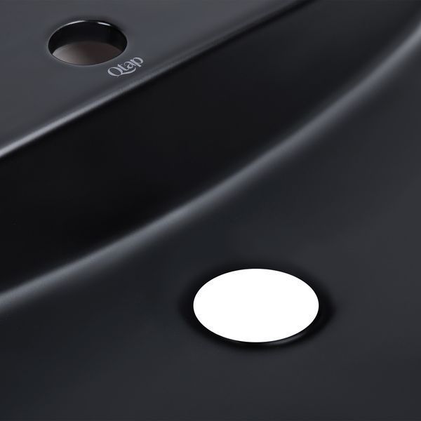 Раковина-чаша Qtap Scorpio 500х385х120 Matt black QT142202MBMBN SD00052914 фото
