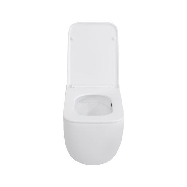 Унітаз підвісний Qtap Gemini безобідковий з сидінням Soft-close QT2533076EUQW SD00051554 фото