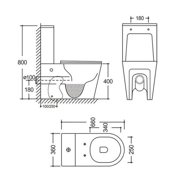 Унітаз підлоговий Qtap Vlasta Ultra Quiet безобідковий з сидінням Soft-close WHITE QT28228300W, 3/7,15 л SD00052619 фото