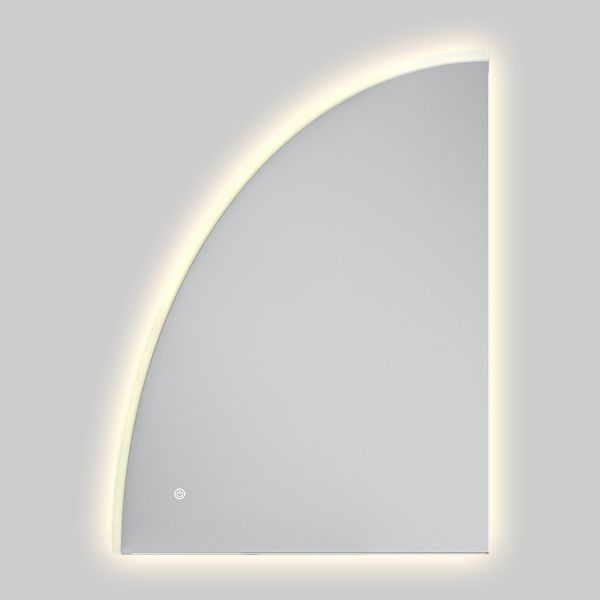 Дзеркало Mixxus Premium TOPPER MS02-75x100 (LED Touch, Anti-fog, димер (3-6,5kK)) (MP6634) MP6634 фото