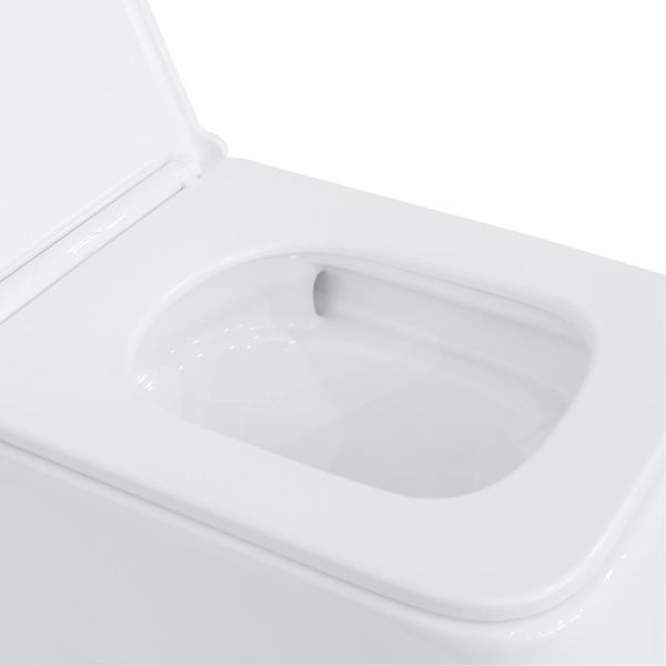 Унітаз підвісний Qtap Gemini безобідковий з сидінням Soft-close QT2533076EUQW SD00051554 фото