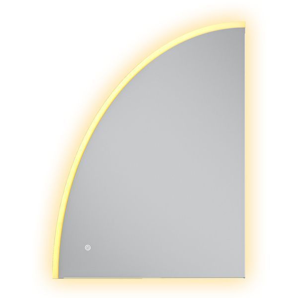 Дзеркало Mixxus Premium TOPPER MS02-75x100 (LED Touch, Anti-fog, димер (3-6,5kK)) (MP6634) MP6634 фото