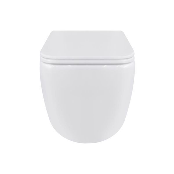 Унітаз підвісний Qtap Gemini безобідковий з сидінням Soft-close QT2533076EUQW SD00051554 фото