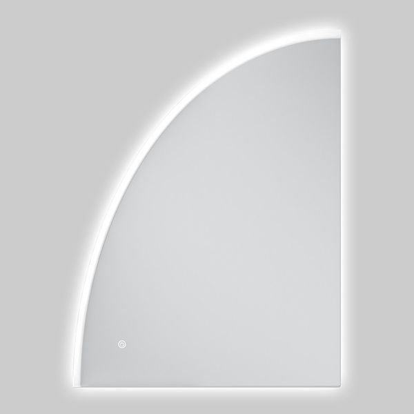 Дзеркало Mixxus Premium TOPPER MS02-75x100 (LED Touch, Anti-fog, димер (3-6,5kK)) (MP6634) MP6634 фото