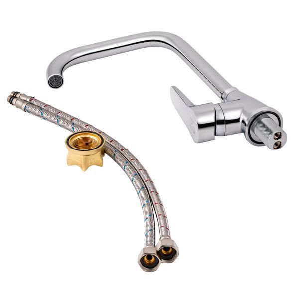 Змішувач для кухні Lidz Nicole 014F1 (k35) LDNIC014F1CRM22010 Chrome, одноважільний, поворотний вилив SD00028107 фото