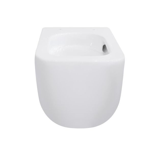 Унітаз підвісний Qtap Gemini безобідковий з сидінням Soft-close QT2533076EUQW SD00051554 фото