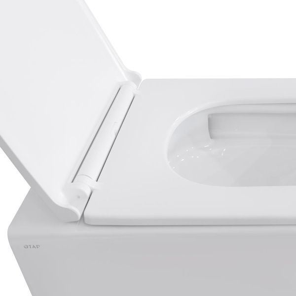 Унітаз підвісний Qtap Gemini безобідковий з сидінням Soft-close QT2533076EUQW SD00051554 фото