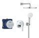 Душова система прихованого монтажу Grohe Eurosmart 25288000, хромований змішувач, латунь (25288000) 25288000 фото 2