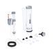 Унітаз підлоговий Qtap Vlasta Ultra Quiet безобідковий з сидінням Soft-close WHITE QT28228300W, 3/7,15 л SD00052619 фото 9