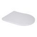 Унітаз підлоговий Qtap Vlasta Ultra Quiet безобідковий з сидінням Soft-close WHITE QT28228300W, 3/7,15 л SD00052619 фото 6