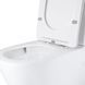 Унітаз підлоговий Qtap Vlasta Ultra Quiet безобідковий з сидінням Soft-close WHITE QT28228300W, 3/7,15 л SD00052619 фото 3
