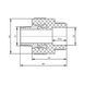 Муфта PPR Blue Ocean 32х3/4" ЗР SD00006388 фото 2