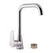 Змішувач для кухні Lidz Nicole 014F1 (k35) LDNIC014F1CRM22010 Chrome, одноважільний, поворотний вилив SD00028107 фото 1